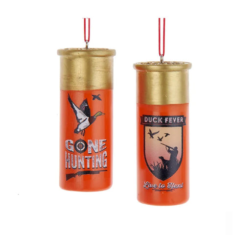 Oversize Shotgun Shell Ornaments, Set of 2, thetreeboutique.ai