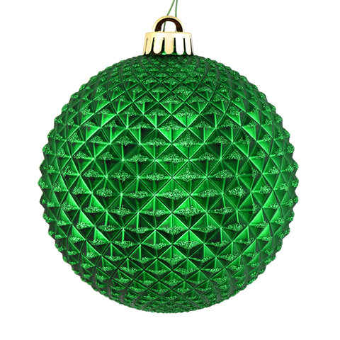 6" Durian Glitter Ball Ornament